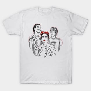 Frida Dalí Warhol T-Shirt